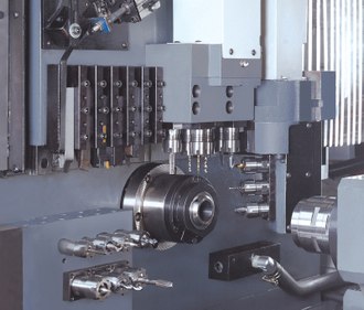 Специально разработанная подвижная инструментальная рама для статического и приводного инструмента токарного пруткового автомата  DIAMOND CSL